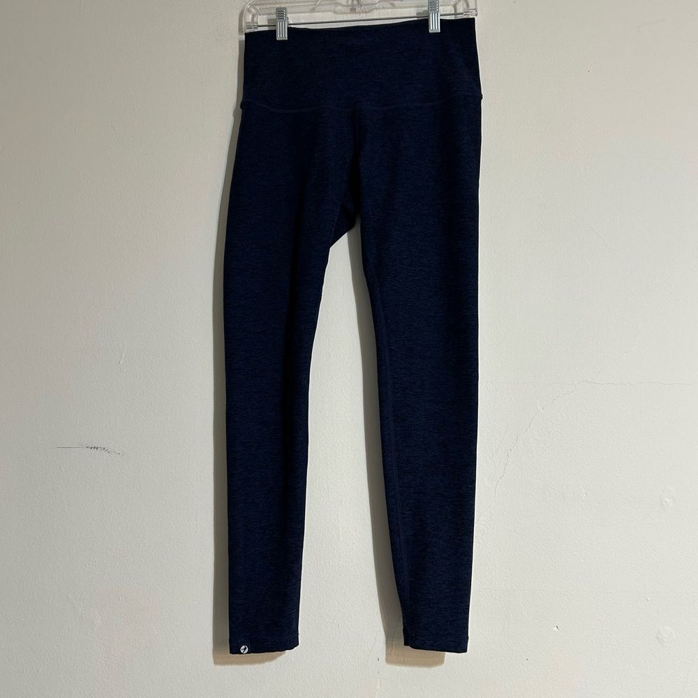 Oiselle Essential Bird Leggings Spacedye Blue Size 6
